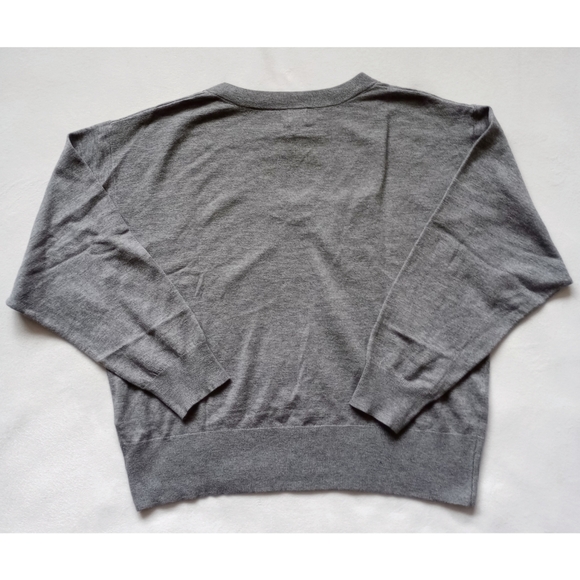 A New Day▪️Grey Lightweight V-Neck Sweater - Picture 4 of 6